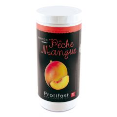 Preparato tipo bevanda proteica gusto pesca e mango. Barattolo 500 g